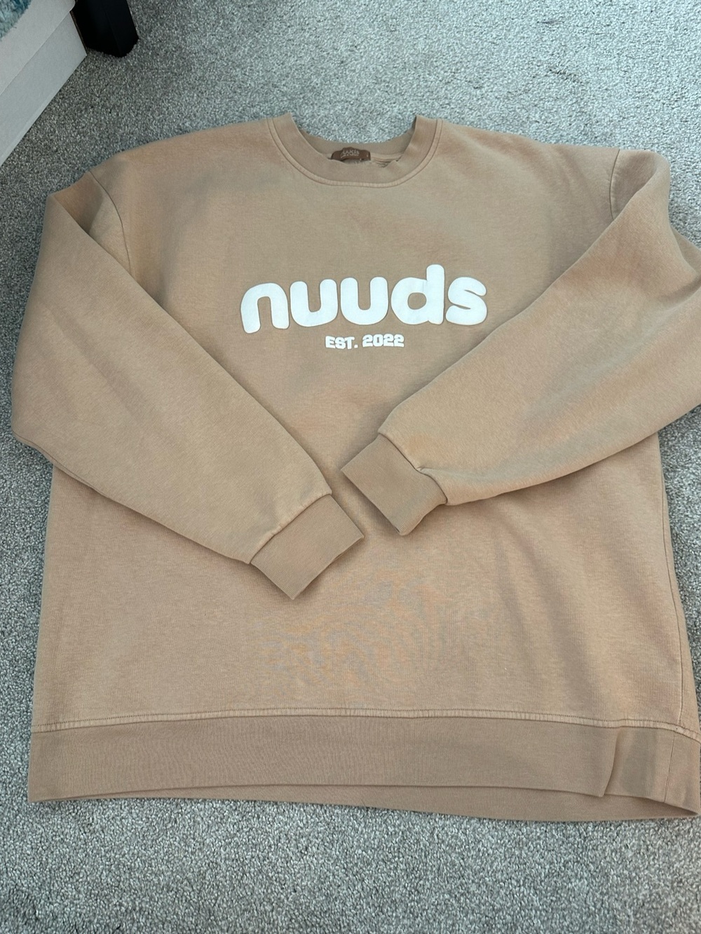 nuuds Crewneck Sweater in Light Brown